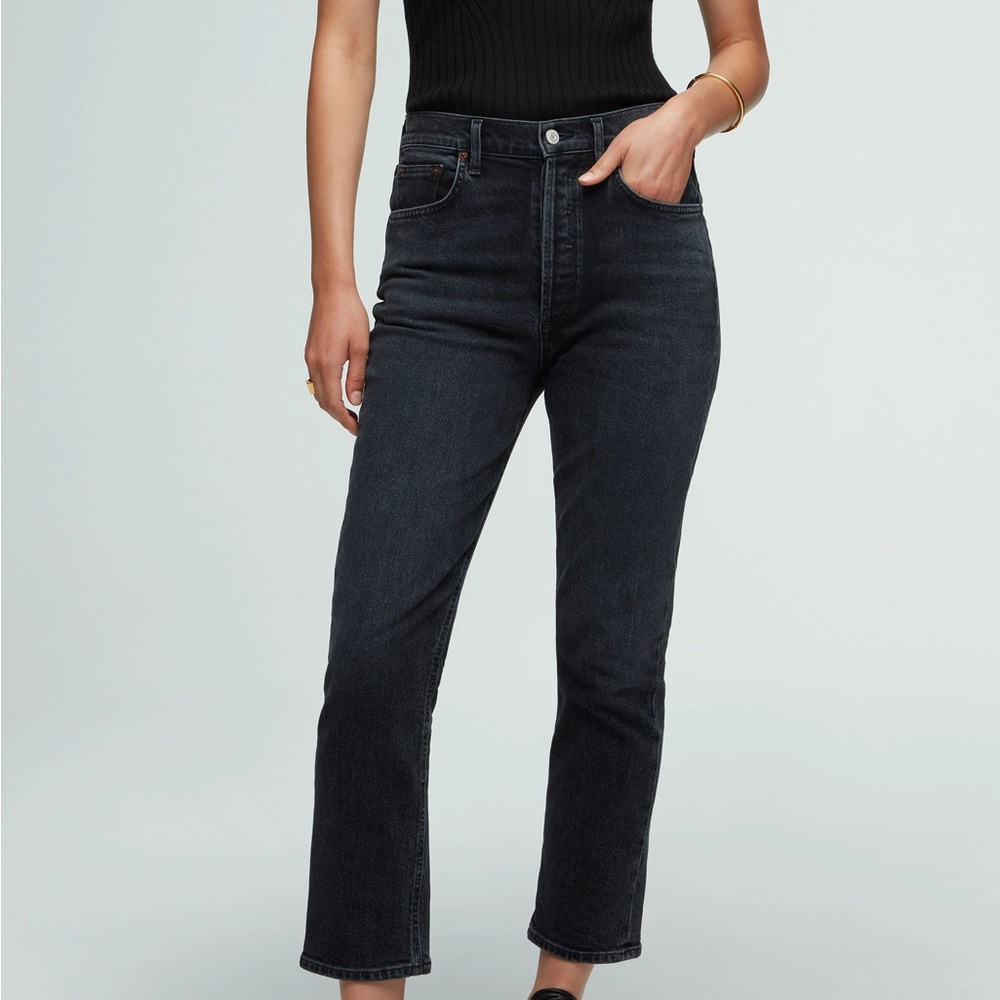 AGOLDE Riley Jeans Size 24 Black